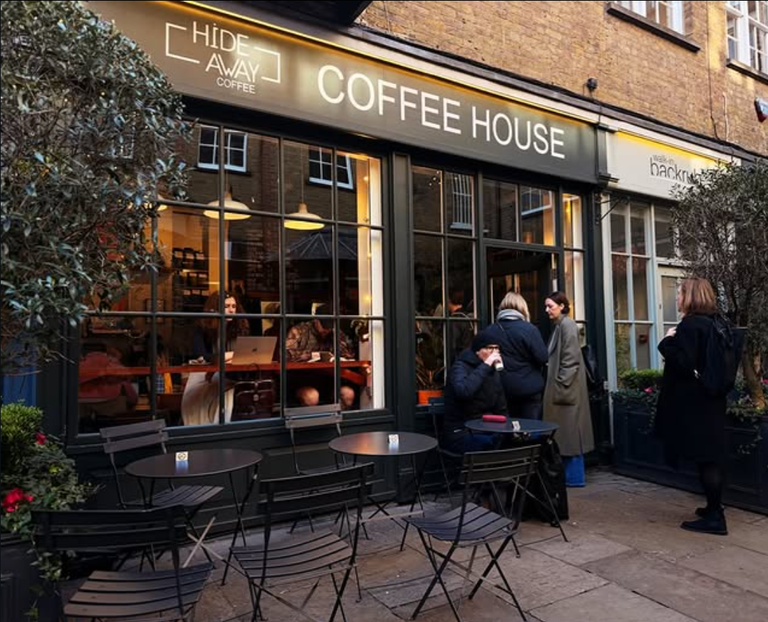 Hide Away Coffee storefront